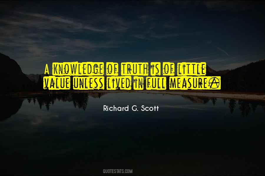 Quotes About Value Of Truth #253969