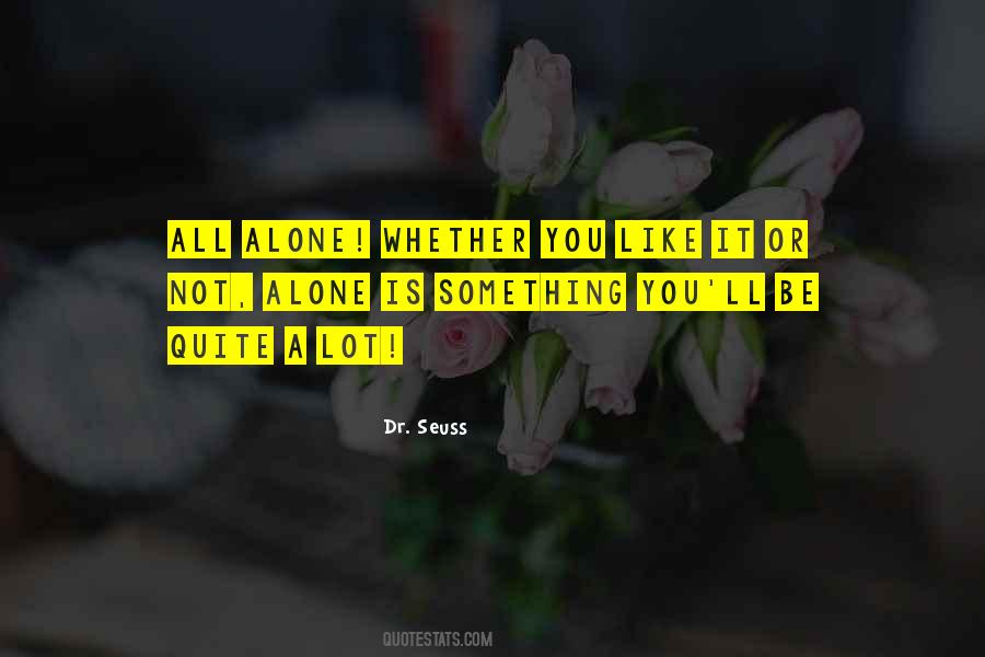 Alone Depressing Quotes #1577288