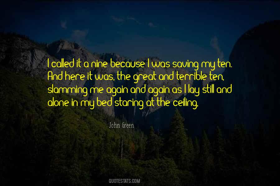 Alone In My Bed Quotes #1284943