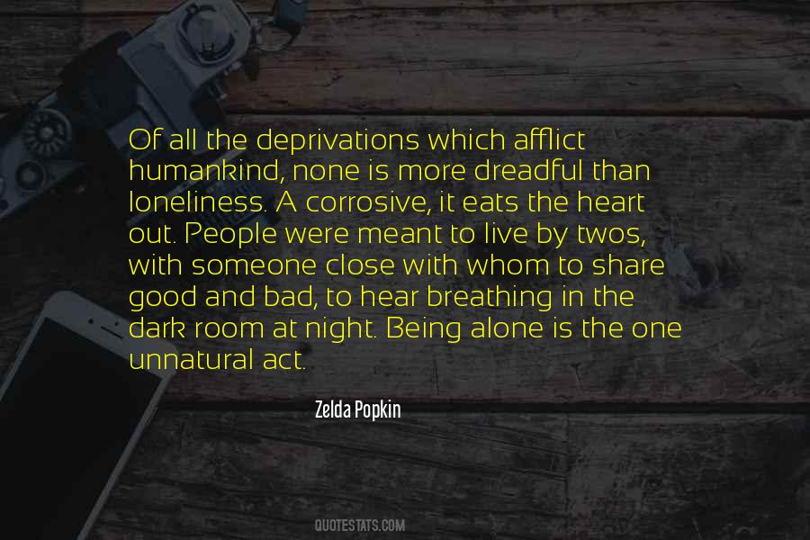 Alone In The Night Quotes #1042113