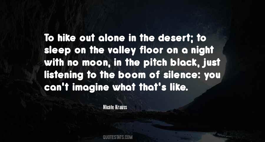 Alone In The Night Quotes #997830