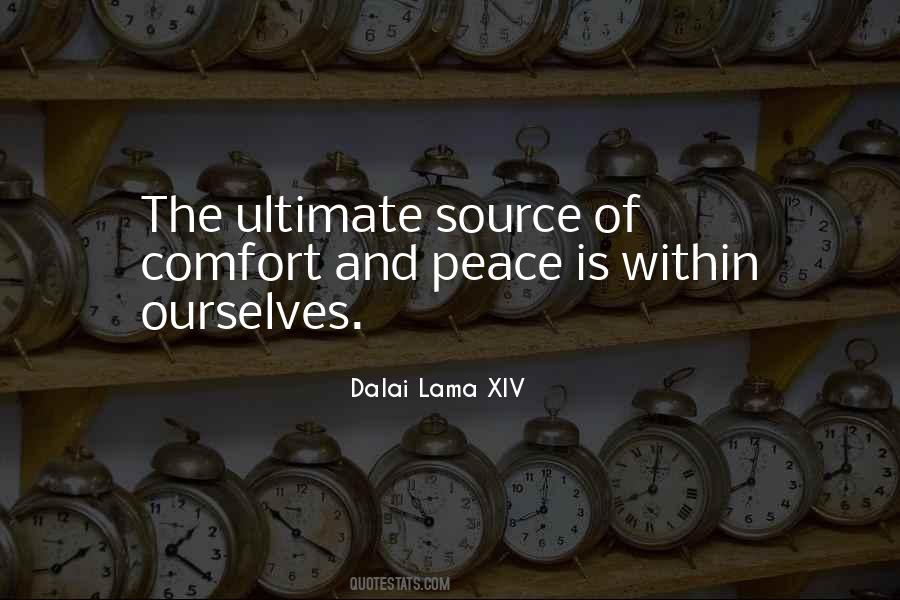 Peace Within Ourselves Quotes #258457