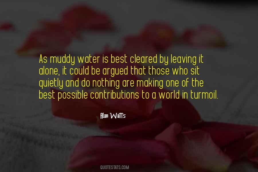 Alone On The Water Quotes #1154270