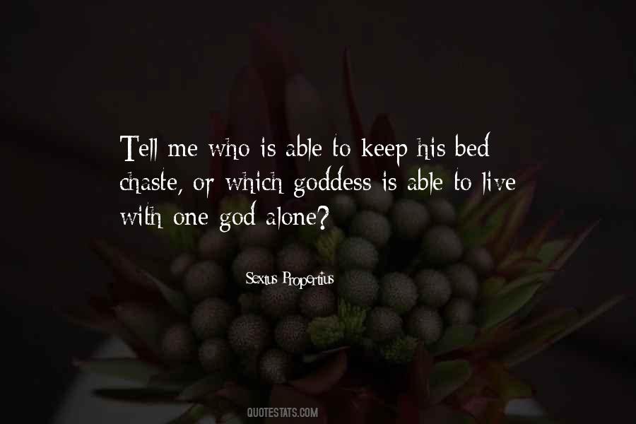Alone With God Quotes #183926