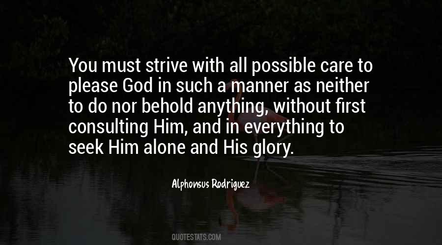 Alone With God Quotes #486802