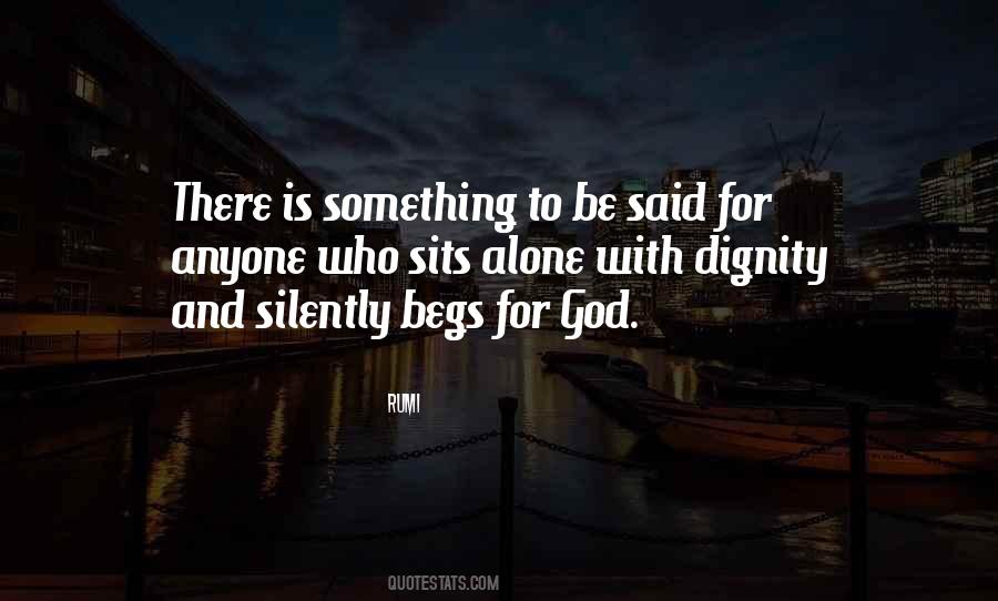 Alone With God Quotes #504692
