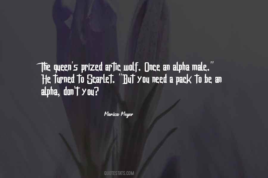 Alpha Male Wolf Quotes #528263
