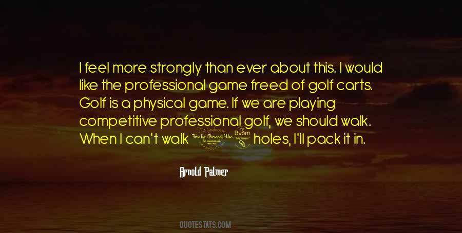 Golf Game Quotes #234914