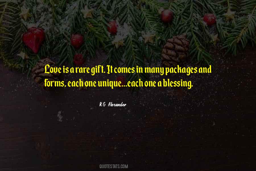 Unique Gift Quotes #1586291