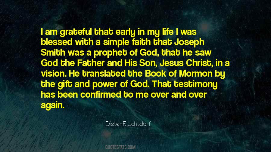 Quotes About My Testimony #1185630