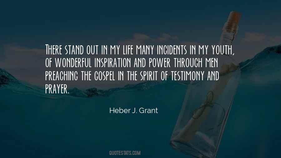 Quotes About My Testimony #1588337