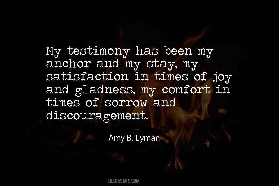 Quotes About My Testimony #552705