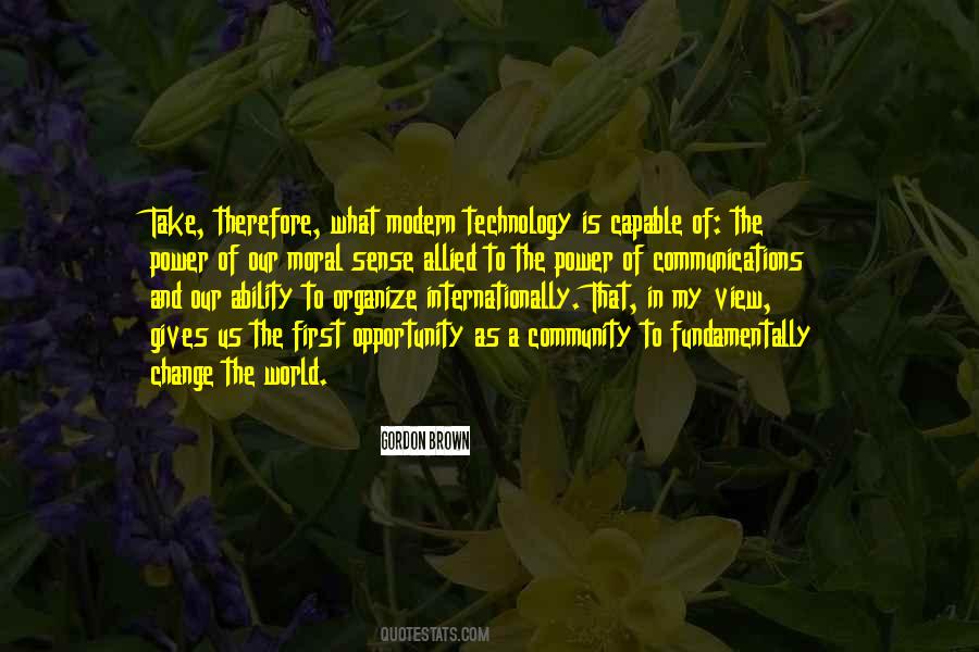 Change Of Technology Quotes #387761