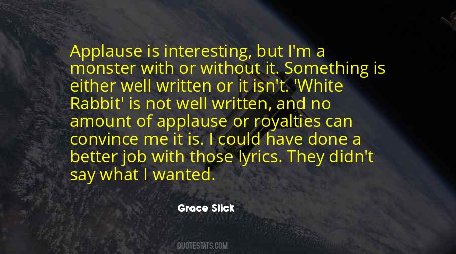 Well Written Quotes #1263219