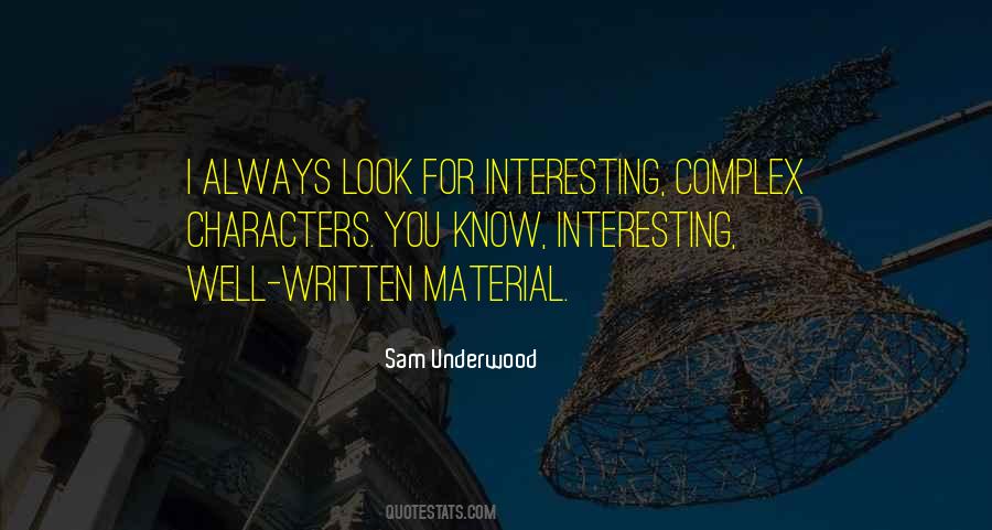 Well Written Quotes #1263759