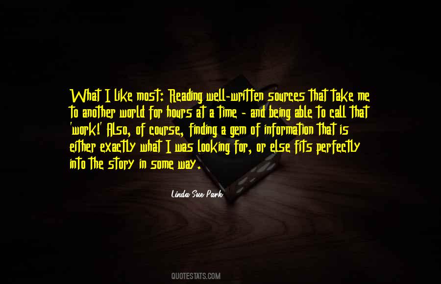 Well Written Quotes #1361649