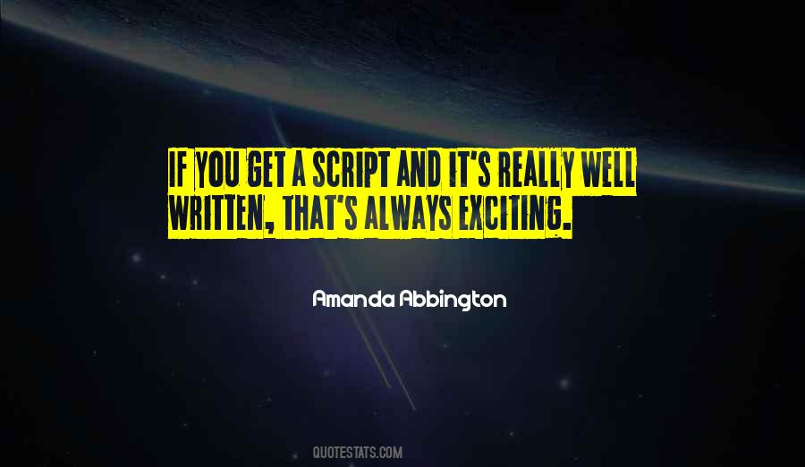 Well Written Quotes #463975