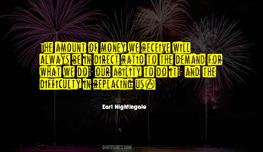 Amount Of Money Quotes #1145811