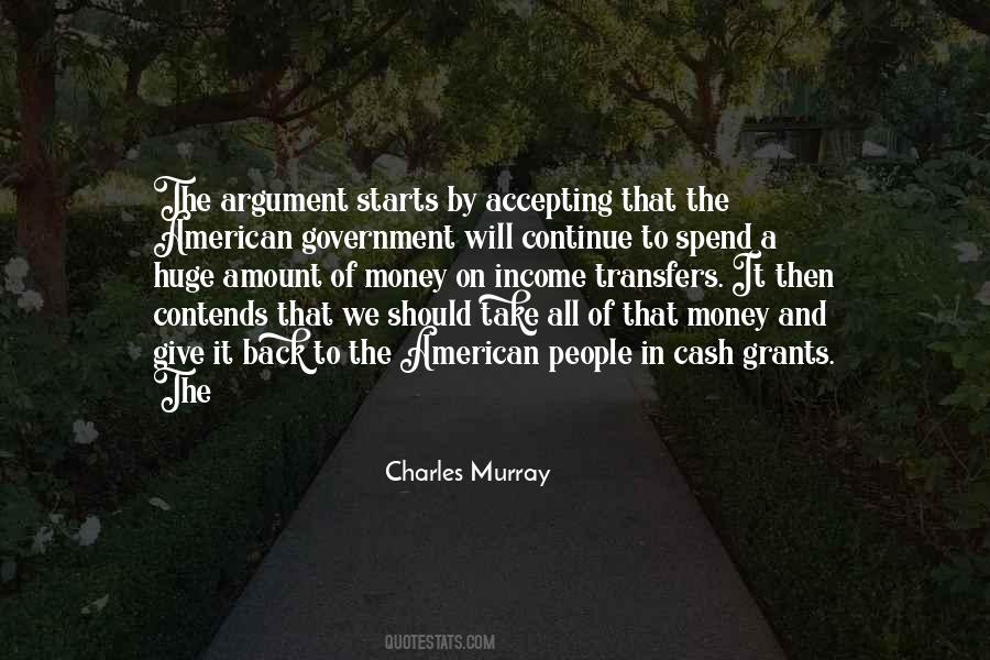 Amount Of Money Quotes #1834390