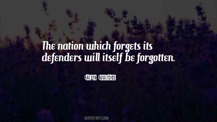 Nation That Forgets Quotes #1815582