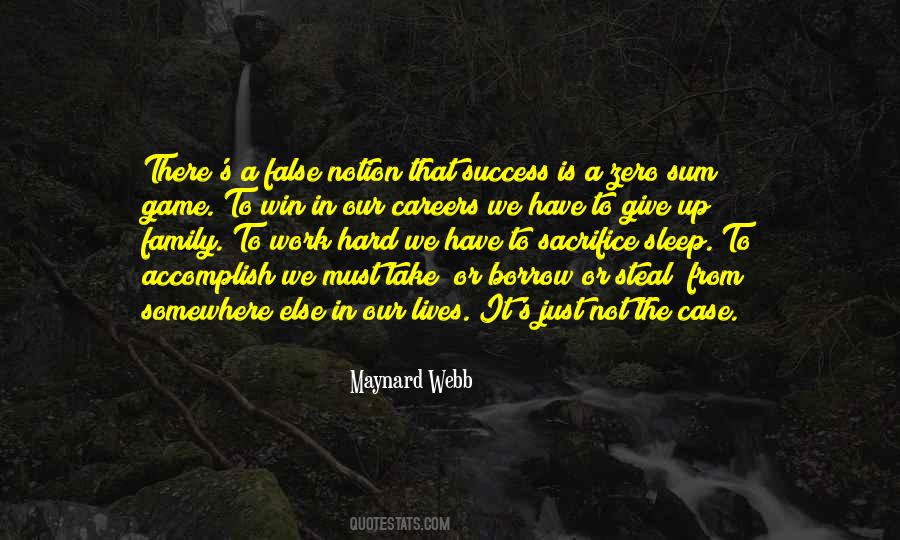 Zero Sum Game Game Quotes #1056456