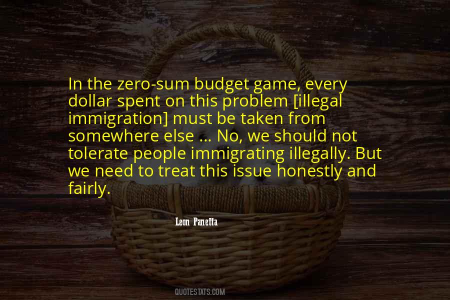 Zero Sum Game Game Quotes #1397444