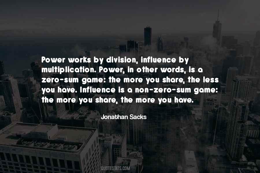 Zero Sum Game Game Quotes #145975