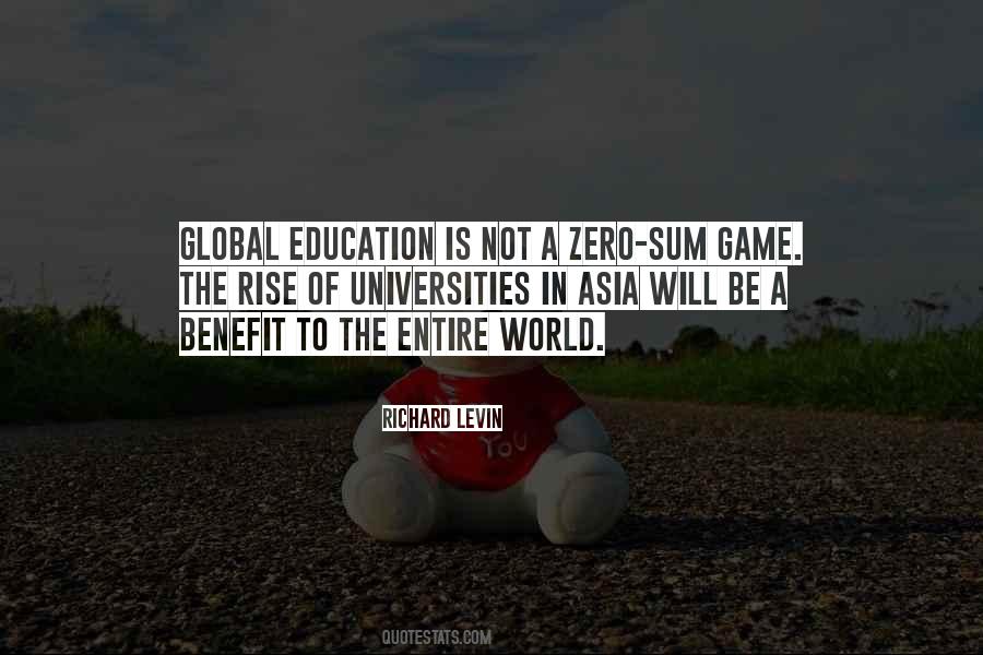 Zero Sum Game Game Quotes #1493555