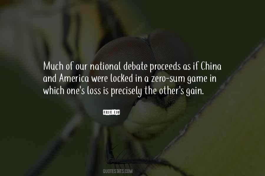 Zero Sum Game Game Quotes #227869