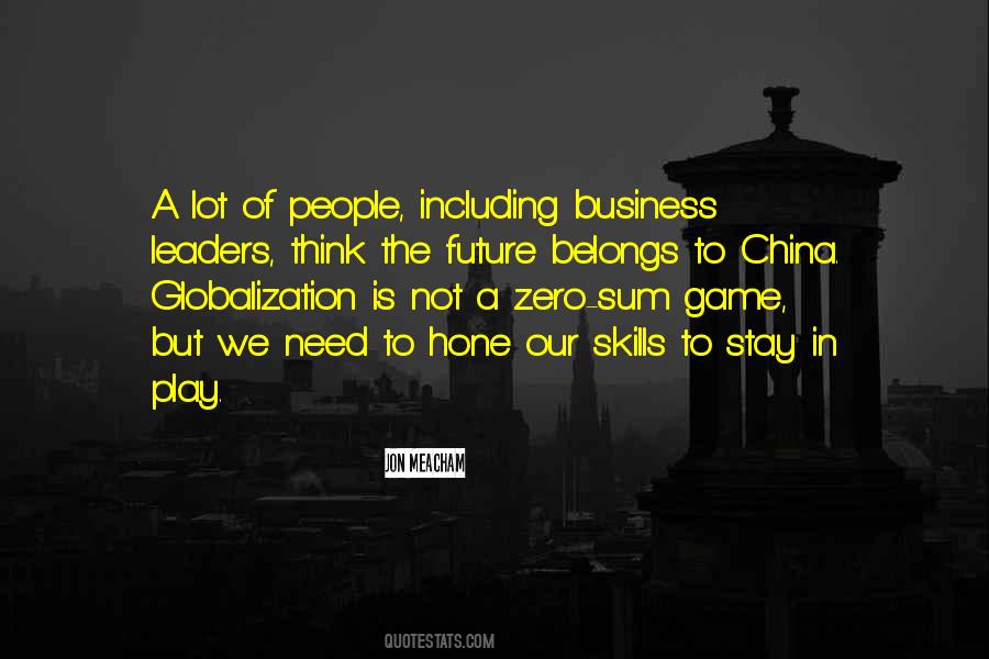 Zero Sum Game Game Quotes #370160