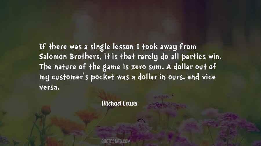 Zero Sum Game Game Quotes #761147