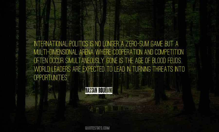 Zero Sum Game Game Quotes #882162