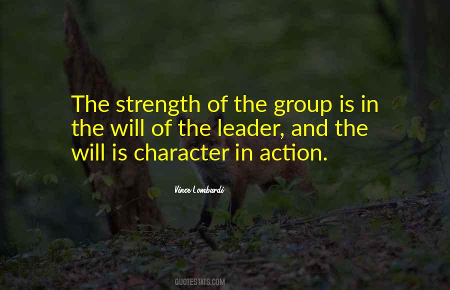 Strength In Character Quotes #1167545