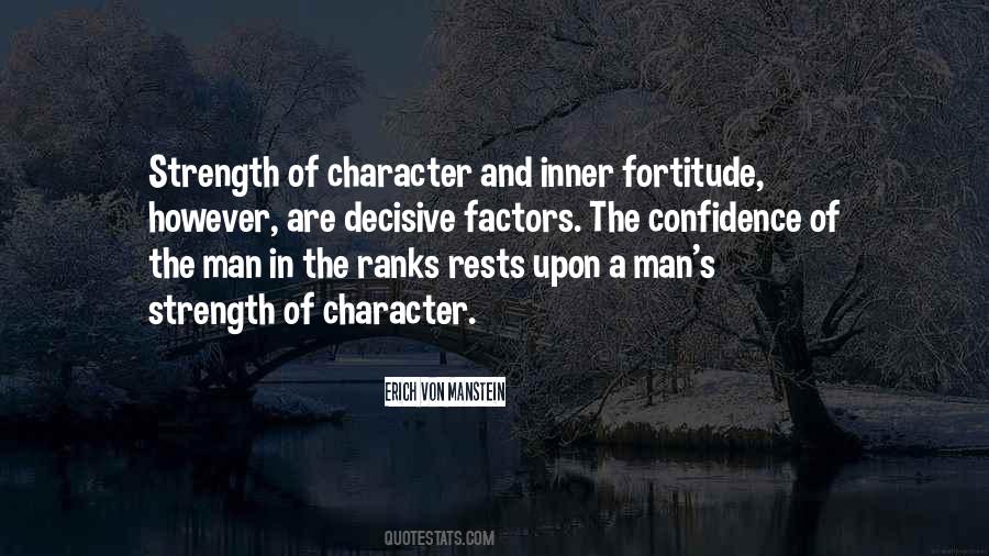 Strength In Character Quotes #1830006