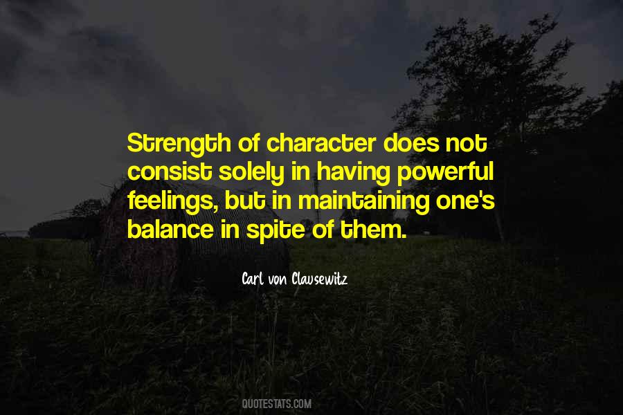 Strength In Character Quotes #26195