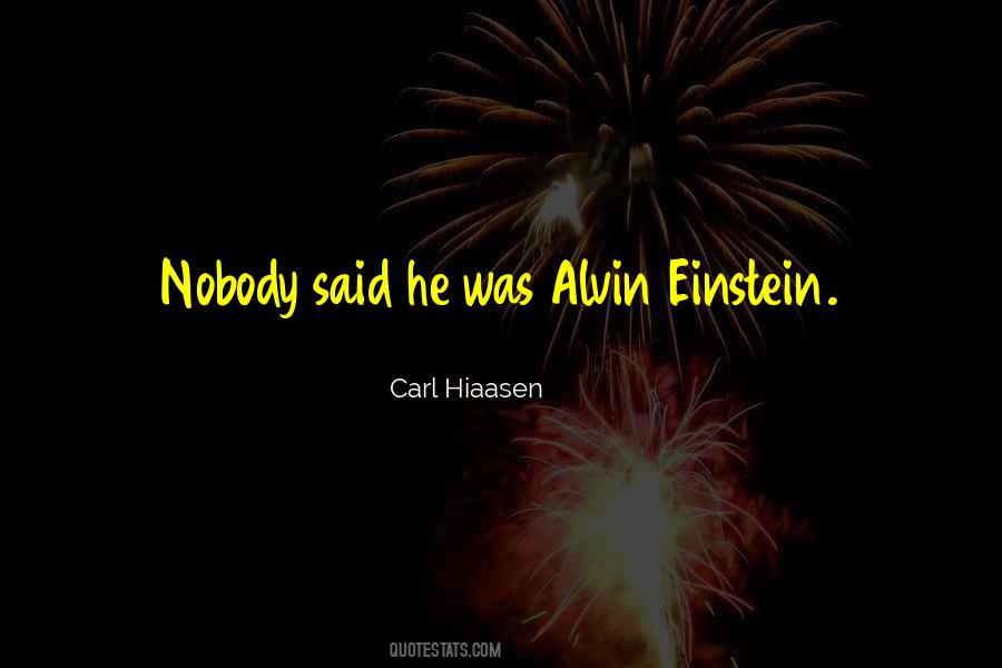Alvin Einstein Quotes #1805910
