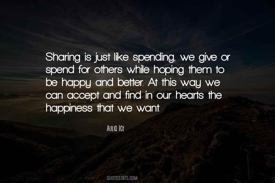 Sharing Is Quotes #1490052