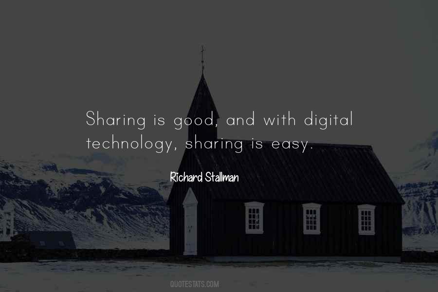 Sharing Is Quotes #999336