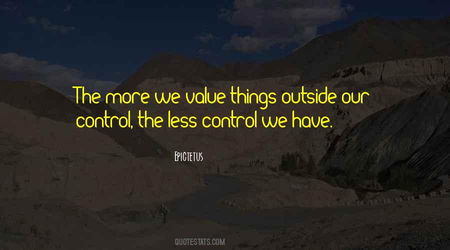Value Things Quotes #1343480