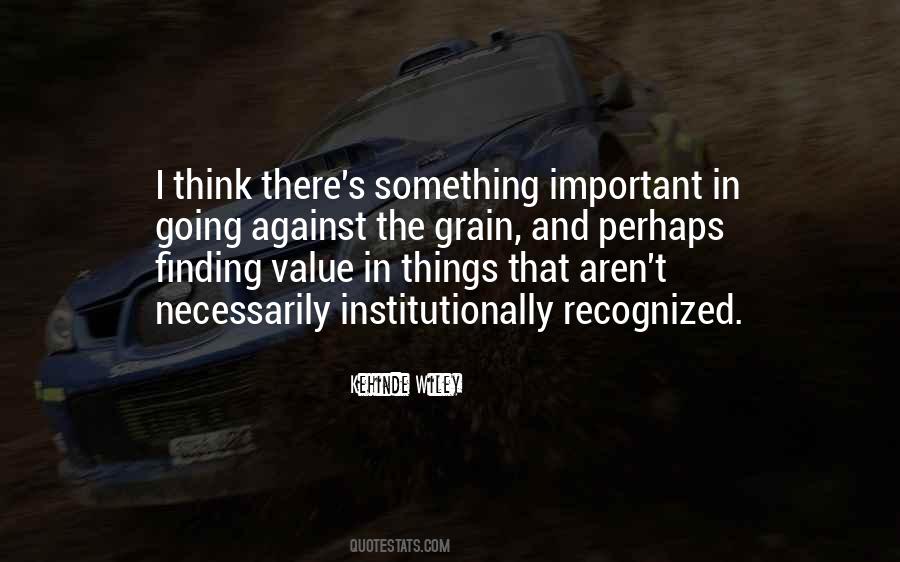Value Things Quotes #285845