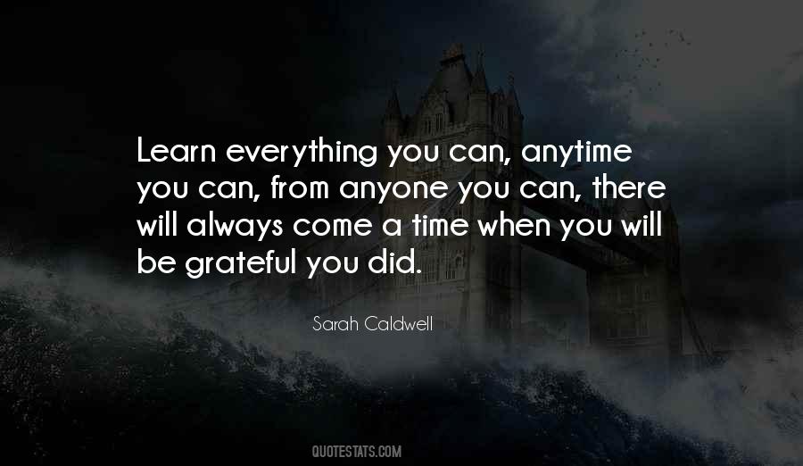 Always Be Grateful Quotes #136277