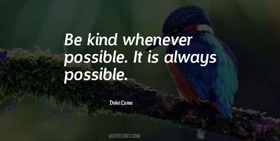 Always Be Kind Quotes #212216