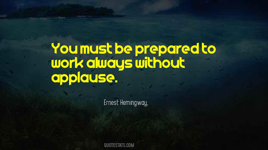 Always Be Prepared Quotes #197993