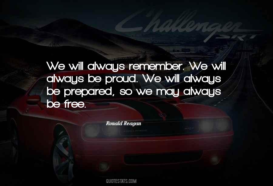 Always Be Prepared Quotes #7080