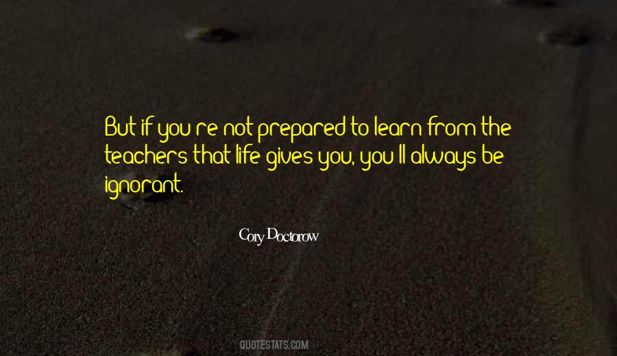 Always Be Prepared Quotes #831831