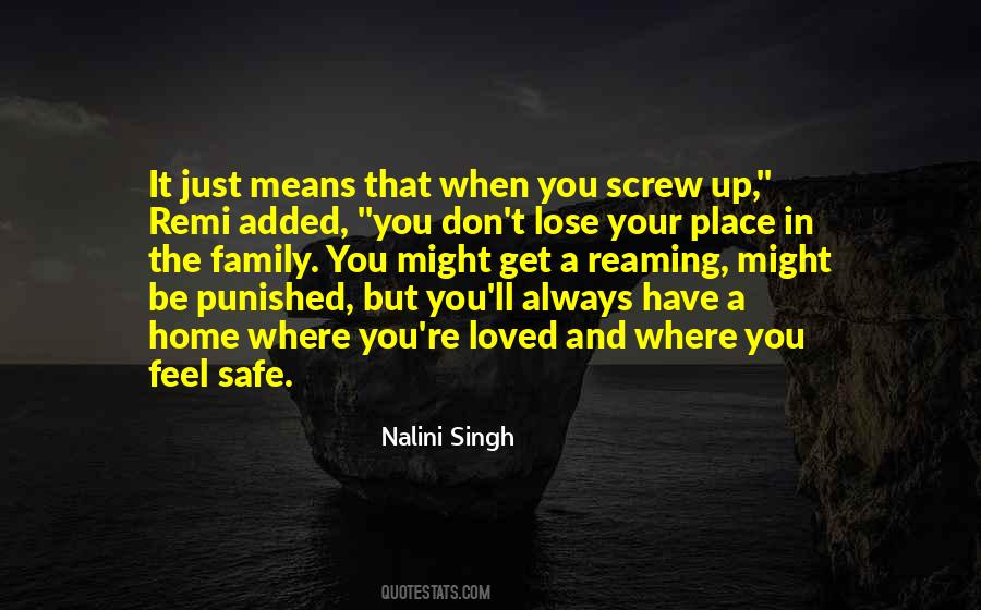 Always Be Safe Quotes #1118635