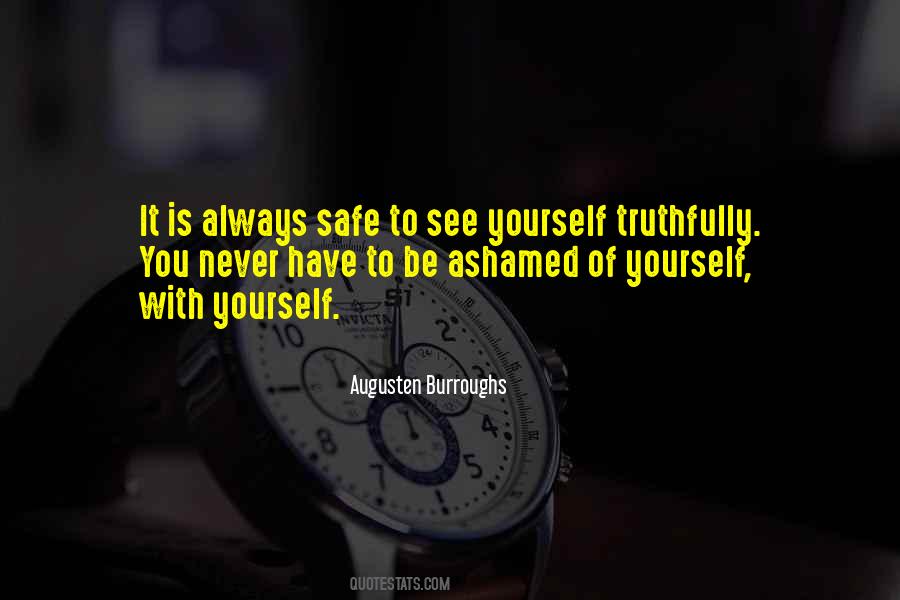 Always Be Safe Quotes #1500799