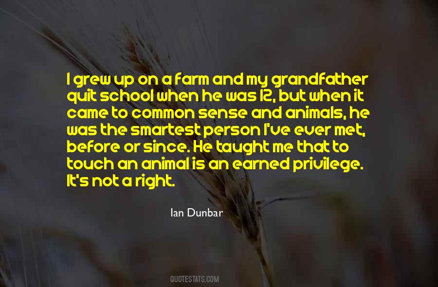 Animal Sense Quotes #1202612