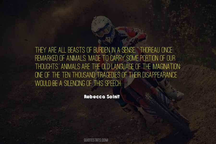 Animal Sense Quotes #222342