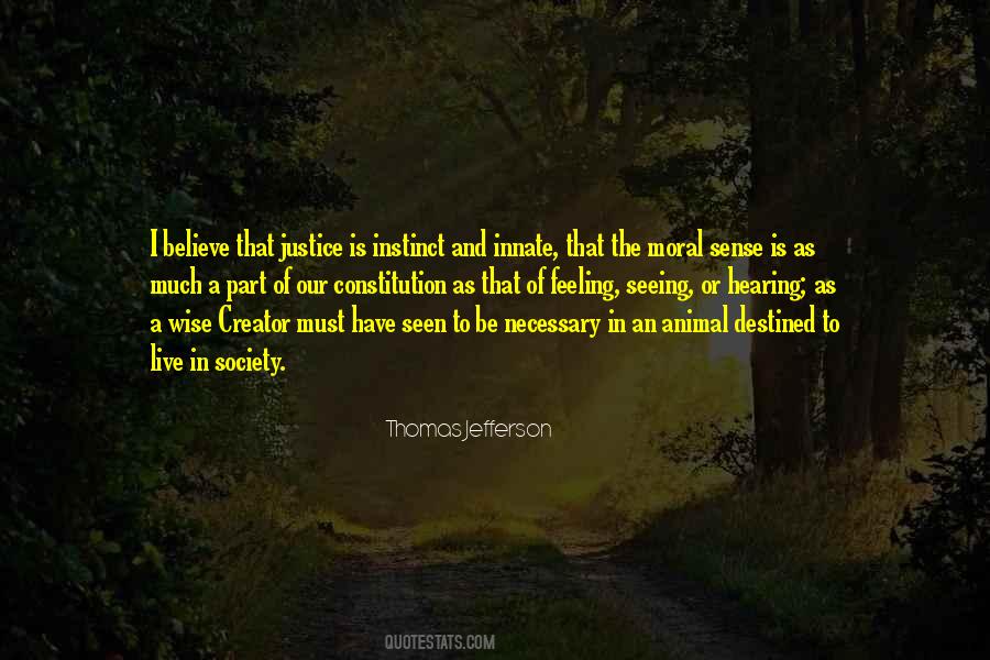 Animal Sense Quotes #462352